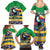 Brazil Christmas Family Matching Summer Maxi Dress and Hawaiian Shirt Toco Toucan Flag Style - Wonder Print Shop