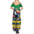 Brazil Christmas Family Matching Summer Maxi Dress and Hawaiian Shirt Toco Toucan Flag Style - Wonder Print Shop
