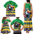 Brazil Christmas Family Matching Tank Maxi Dress and Hawaiian Shirt Toco Toucan Flag Style - Wonder Print Shop