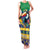 Brazil Christmas Family Matching Tank Maxi Dress and Hawaiian Shirt Toco Toucan Flag Style - Wonder Print Shop