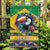 Brazil Christmas Garden Flag Toco Toucan Flag Style - Wonder Print Shop
