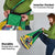Brazil Christmas Grocery Bag Toco Toucan Flag Style
