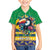 Brazil Christmas Kid Hawaiian Shirt Toco Toucan Flag Style - Wonder Print Shop