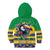 Brazil Christmas Kid Hoodie Toco Toucan Flag Style - Wonder Print Shop