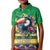 Brazil Christmas Kid Polo Shirt Toco Toucan Flag Style - Wonder Print Shop
