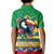 Brazil Christmas Kid Polo Shirt Toco Toucan Flag Style - Wonder Print Shop