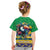 Brazil Christmas Kid T Shirt Toco Toucan Flag Style - Wonder Print Shop