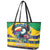 Brazil Christmas Leather Tote Bag Toco Toucan Flag Style - Wonder Print Shop