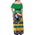 Brazil Christmas Off Shoulder Maxi Dress Toco Toucan Flag Style - Wonder Print Shop