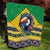 Brazil Christmas Quilt Toco Toucan Flag Style - Wonder Print Shop