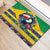 Brazil Christmas Rubber Doormat Toco Toucan Flag Style - Wonder Print Shop