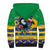Brazil Christmas Sherpa Hoodie Toco Toucan Flag Style - Wonder Print Shop
