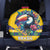 Brazil Christmas Spare Tire Cover Toco Toucan Flag Style - Wonder Print Shop