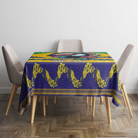 Brazil Christmas Tablecloth Toco Toucan Flag Style - Wonder Print Shop