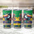 Brazil Christmas Tumbler Cup Toco Toucan Flag Style - Wonder Print Shop