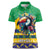 Brazil Christmas Women Polo Shirt Toco Toucan Flag Style - Wonder Print Shop