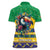 Brazil Christmas Women Polo Shirt Toco Toucan Flag Style - Wonder Print Shop