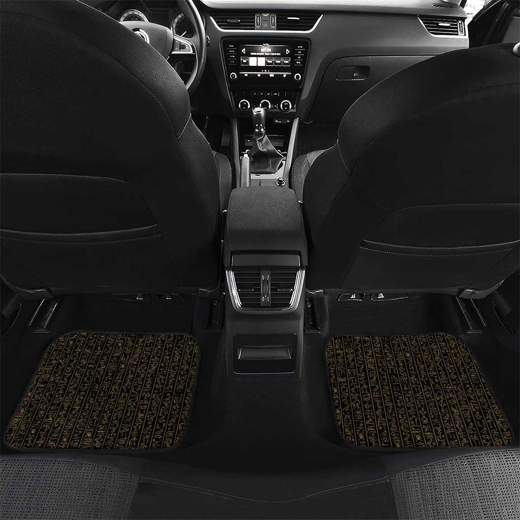 Ancient Egyptian Christmas Car Mats Anubis Eid Milad Majid - Wonder Print Shop