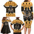 Ancient Egyptian Christmas Family Matching Long Sleeve Bodycon Dress and Hawaiian Shirt Anubis Eid Milad Majid - Wonder Print Shop