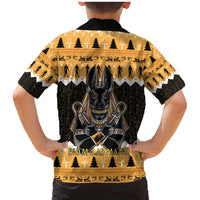 Ancient Egyptian Christmas Family Matching Mermaid Dress and Hawaiian Shirt Anubis Eid Milad Majid - Wonder Print Shop