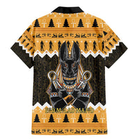 Ancient Egyptian Christmas Family Matching Mermaid Dress and Hawaiian Shirt Anubis Eid Milad Majid - Wonder Print Shop