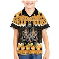 Ancient Egyptian Christmas Family Matching Mermaid Dress and Hawaiian Shirt Anubis Eid Milad Majid - Wonder Print Shop