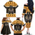 Ancient Egyptian Christmas Family Matching Off The Shoulder Long Sleeve Dress and Hawaiian Shirt Anubis Eid Milad Majid - Wonder Print Shop