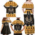 Ancient Egyptian Christmas Family Matching Off Shoulder Maxi Dress and Hawaiian Shirt Anubis Eid Milad Majid - Wonder Print Shop