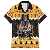 Ancient Egyptian Christmas Family Matching Off Shoulder Maxi Dress and Hawaiian Shirt Anubis Eid Milad Majid - Wonder Print Shop