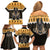 Ancient Egyptian Christmas Family Matching Off Shoulder Short Dress and Hawaiian Shirt Anubis Eid Milad Majid - Wonder Print Shop