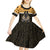 Ancient Egyptian Christmas Kid Short Sleeve Dress Anubis Eid Milad Majid - Wonder Print Shop