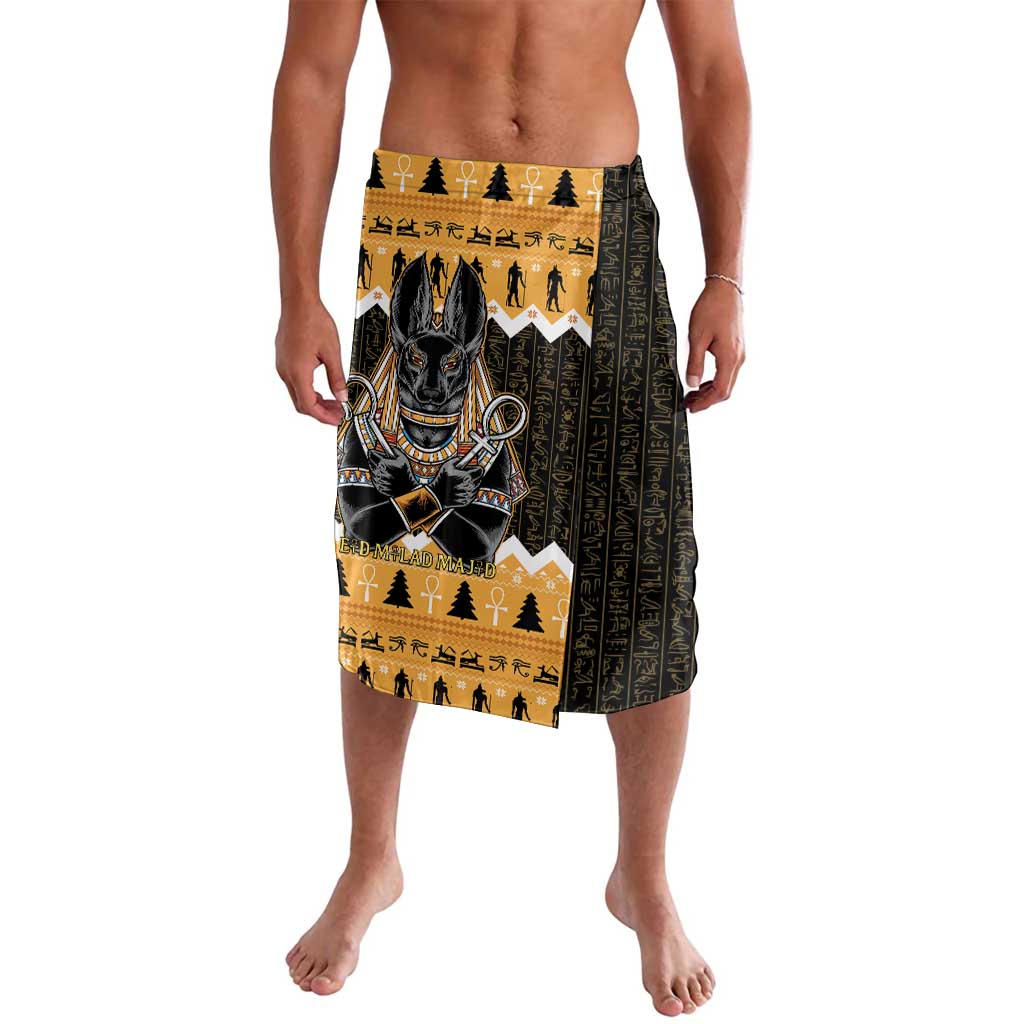 Ancient Egyptian Christmas Lavalava Anubis Eid Milad Majid - Wonder Print Shop