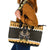 Ancient Egyptian Christmas Leather Tote Bag Anubis Eid Milad Majid - Wonder Print Shop