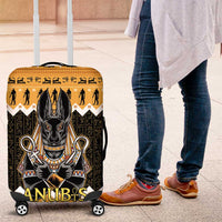 Ancient Egyptian Christmas Luggage Cover Anubis Eid Milad Majid - Wonder Print Shop