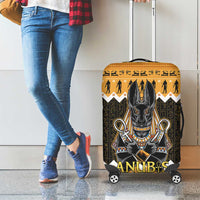 Ancient Egyptian Christmas Luggage Cover Anubis Eid Milad Majid - Wonder Print Shop