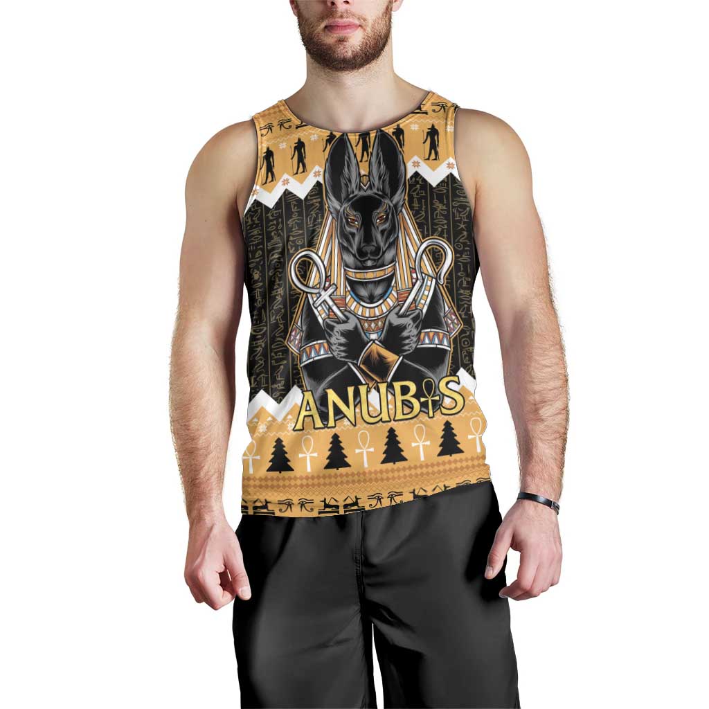 Ancient Egyptian Christmas Men Tank Top Anubis Eid Milad Majid - Wonder Print Shop