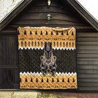 Ancient Egyptian Christmas Quilt Anubis Eid Milad Majid - Wonder Print Shop