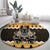 Ancient Egyptian Christmas Round Carpet Anubis Eid Milad Majid