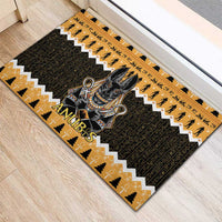 Ancient Egyptian Christmas Rubber Doormat Anubis Eid Milad Majid - Wonder Print Shop