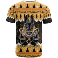 Ancient Egyptian Christmas T Shirt Anubis Eid Milad Majid - Wonder Print Shop