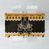 Ancient Egyptian Christmas Tablecloth Anubis Eid Milad Majid - Wonder Print Shop