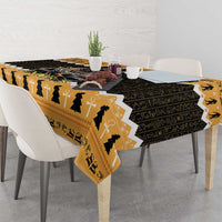 Ancient Egyptian Christmas Tablecloth Anubis Eid Milad Majid - Wonder Print Shop