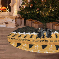 Ancient Egyptian Christmas Tree Skirt Anubis Eid Milad Majid - Wonder Print Shop