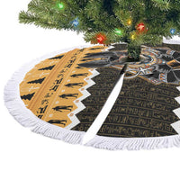 Ancient Egyptian Christmas Tree Skirt Anubis Eid Milad Majid - Wonder Print Shop