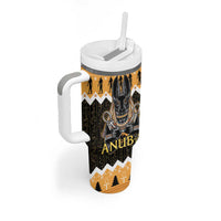 Ancient Egyptian Christmas Tumbler With Handle Anubis Eid Milad Majid - Wonder Print Shop