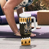 Ancient Egyptian Christmas Tumbler With Handle Anubis Eid Milad Majid - Wonder Print Shop