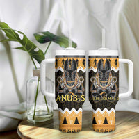 Ancient Egyptian Christmas Tumbler With Handle Anubis Eid Milad Majid - Wonder Print Shop