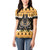 Ancient Egyptian Christmas Women Polo Shirt Anubis Eid Milad Majid - Wonder Print Shop
