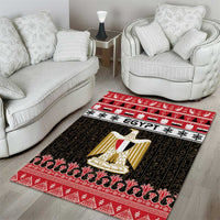 Egypt Christmas Area Rug Coat Of Arms Eid Milad Majid - Wonder Print Shop