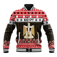 Egypt Christmas Baseball Jacket Coat Of Arms Eid Milad Majid - Wonder Print Shop